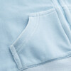 Angel Wing Hooded Velour  Sweatshirt in Blue - Sweatshirts - 3 - thumbnail
