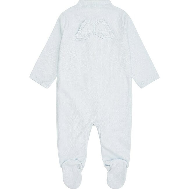 Set of 2 Angel Wing Pointelle Sleepsuits in Blue - Mixed Apparel Set - 3