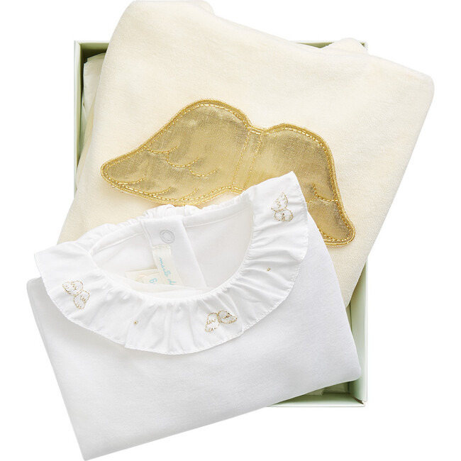 Angel Wing Halo Gift Set in Cream