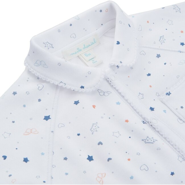 Star & Crown Print Gift Set in White/Blue - Mixed Gift Sets - 5