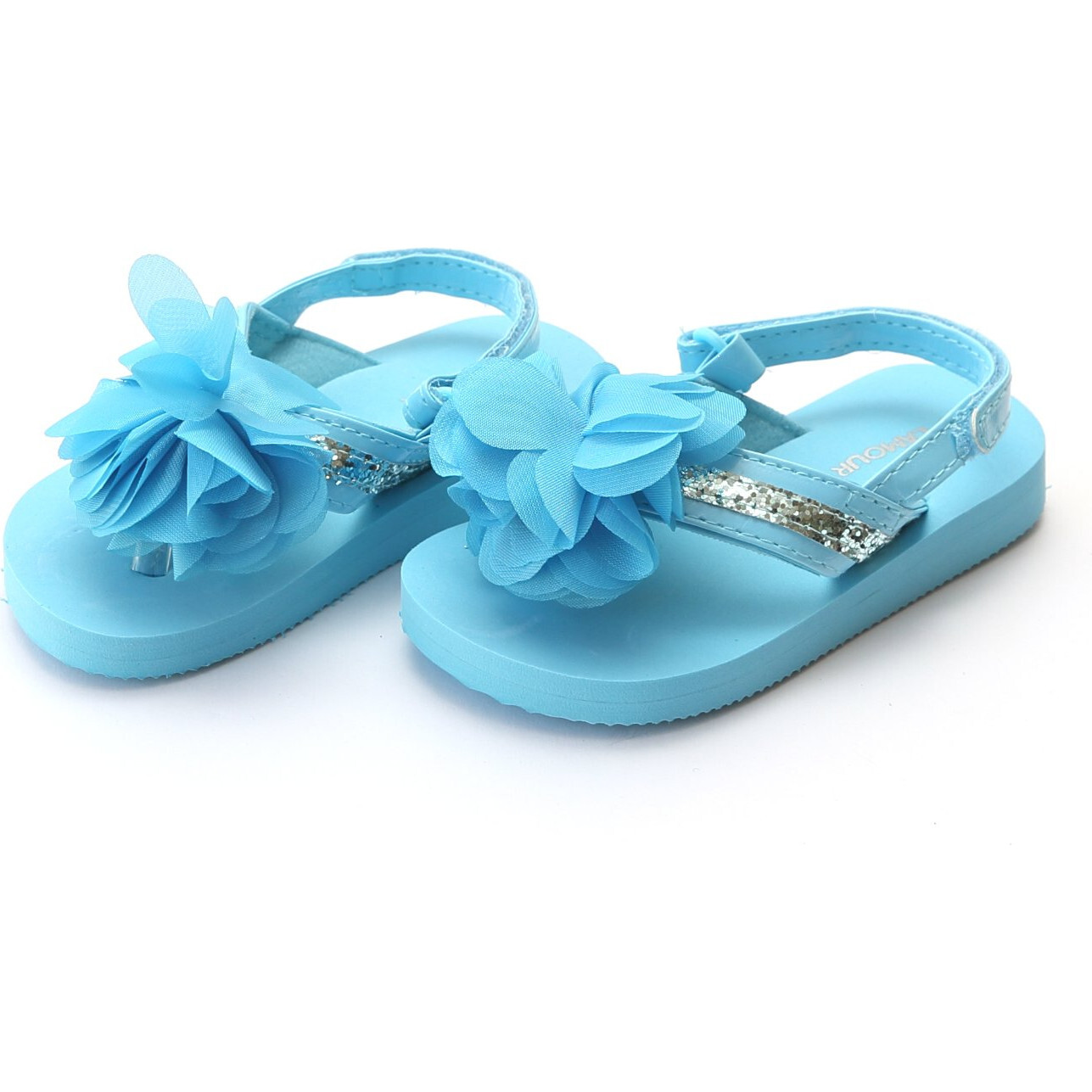 Kimberly EVA Glitter Flip Flop, Blue - Sandals - 1
