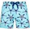 Jihin Starfish Dance Swim Trunks, Blue - Swim Trunks - 1 - thumbnail