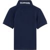 Pique de Coton Polo Shirt, Navy - Polo Shirts - 2