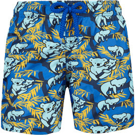 Boys Sydney Swim Trunk, Bleu De Mar - Swim Trunks - 1