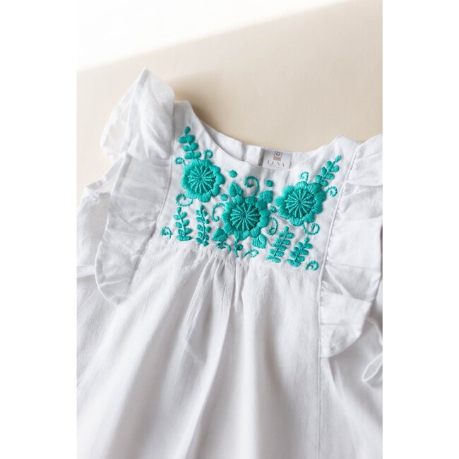 Lola Dress, Agua - Dresses - 3