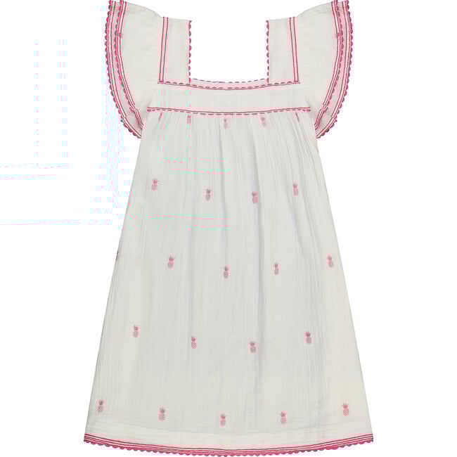 Women's Sandrine Tassel Dress, Pink Pineapple