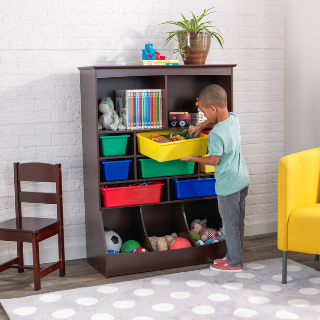 Wall Storage Unit, Espresso