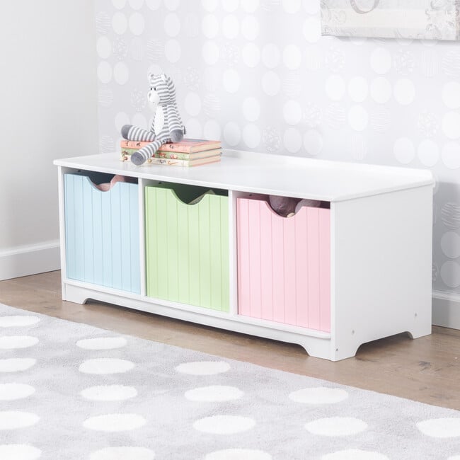 Nantucket Storage Bench - Pastel - Storage - 3