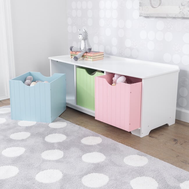 Nantucket Storage Bench - Pastel - Storage - 4