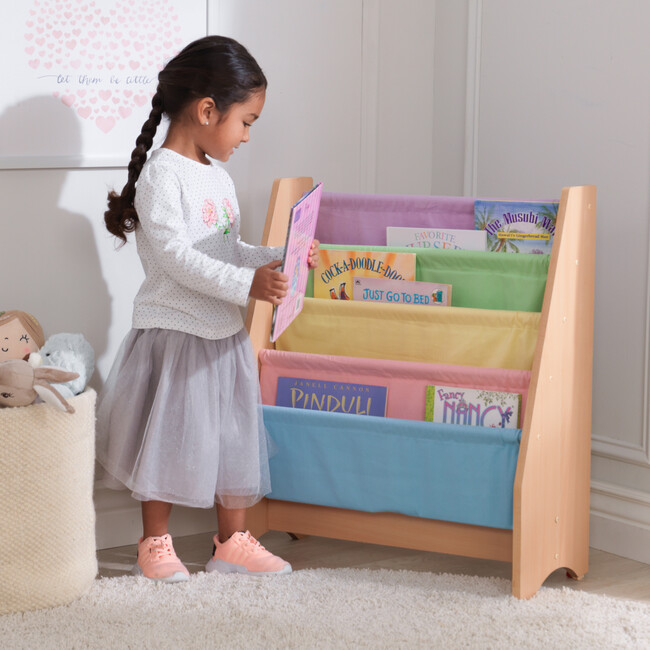 Sling Bookshelf, Pastel - Bookcases - 4