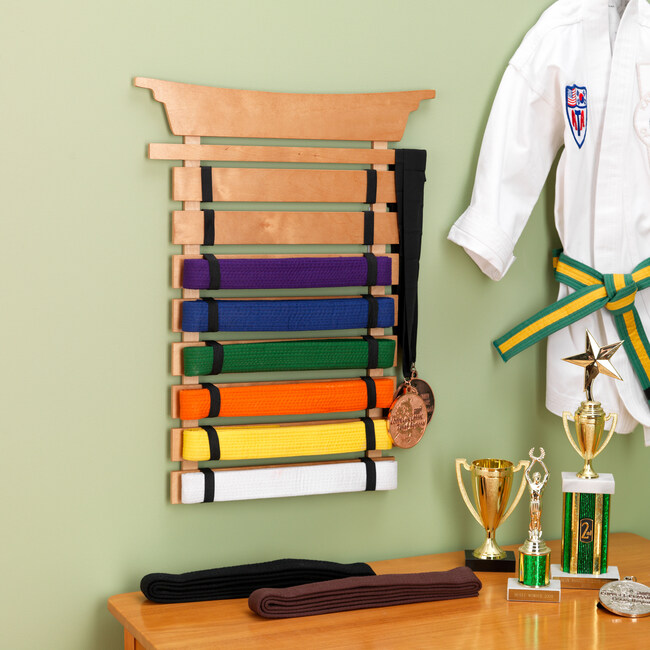 Martial Arts Belt Holder - Storage - 3