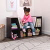 Bookcase With Reading Nook, Espresso - Bookcases - 5