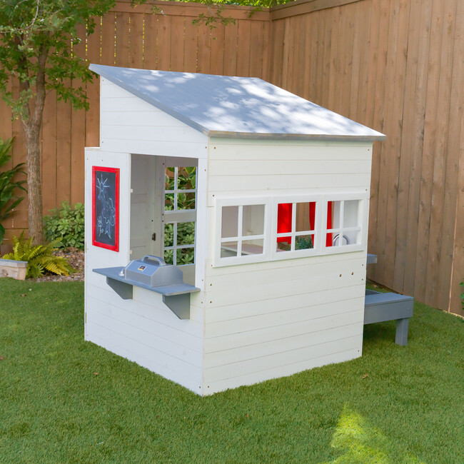 Modern Outdoor Playhouse White - Playhouses - 3