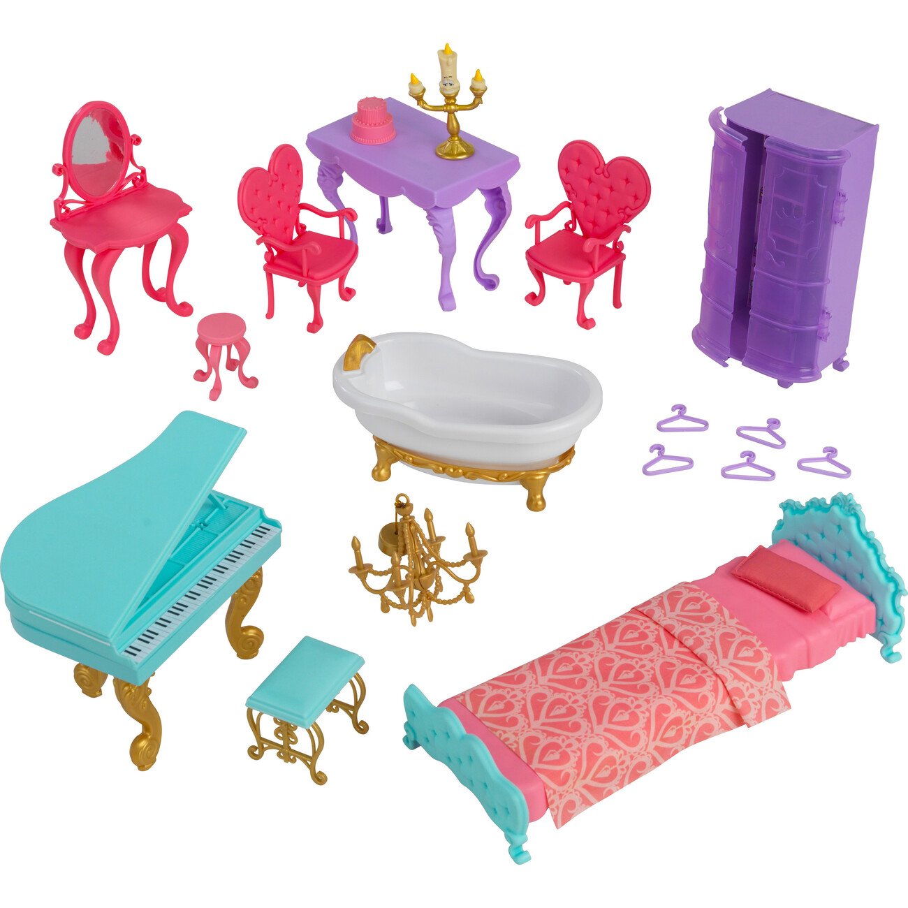 Disney princess hot sale castle furniture