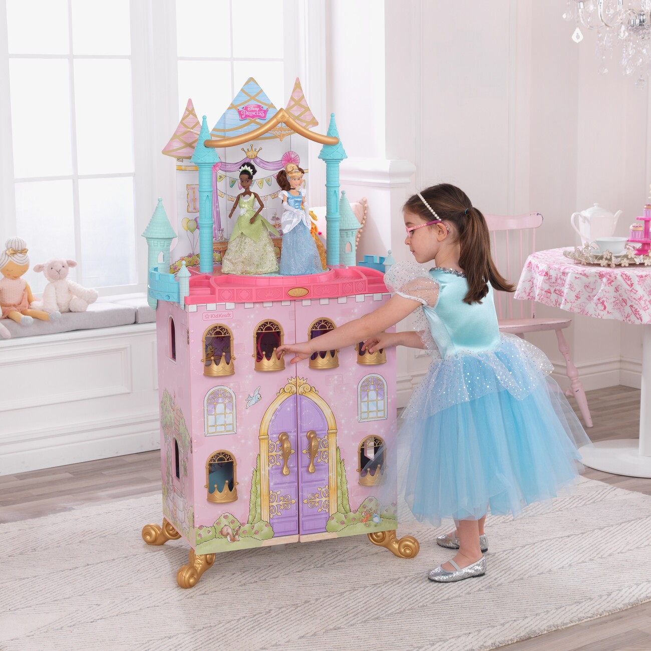 Kidkraft disney 2024 princess dollhouse