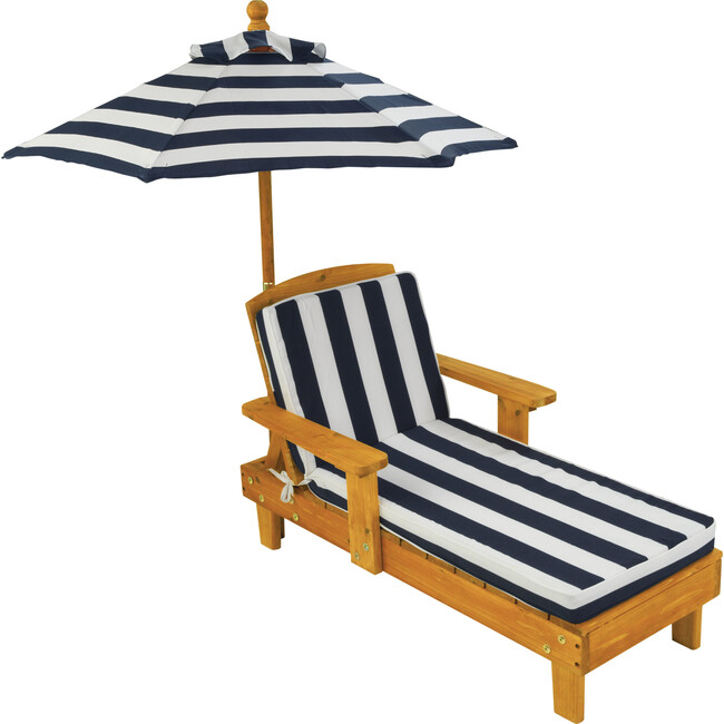 Outdoor Chaise With Umbrella - Kids Seating - 1 - zoom