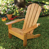 Adirondack Chair, Honey - Kids Seating - 3 - thumbnail