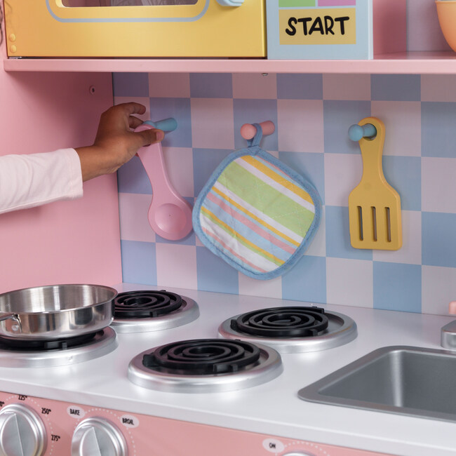 Large Pastel Kitchen KidKraft Play Kitchens Maisonette