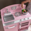 Retro Kitchen & Refrigerator, Pink - Play Kitchens - 3 - thumbnail