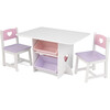 Heart Table & Chair Set - Kids Seating - 1 - thumbnail