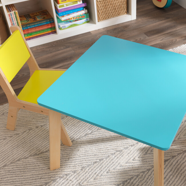 Highlighter Modern Table & Chair Set - Kids Seating - 4