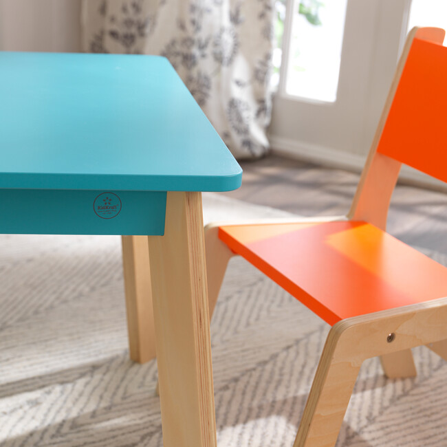 Highlighter Modern Table & Chair Set - Kids Seating - 6