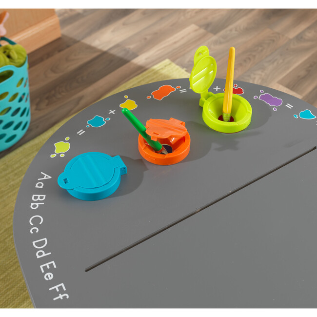 Chalkboard Art Table With Stools - Arts & Crafts - 6
