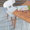 Mid-Century Kid Table & 4 Chairs Set - Kids Seating - 4