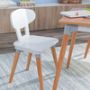Mid-Century Kid Table & 4 Chairs Set - Kids Seating - 6