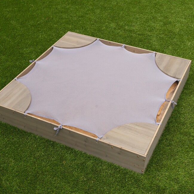 Backyard Sandbox, Gray - Outdoor Games - 5