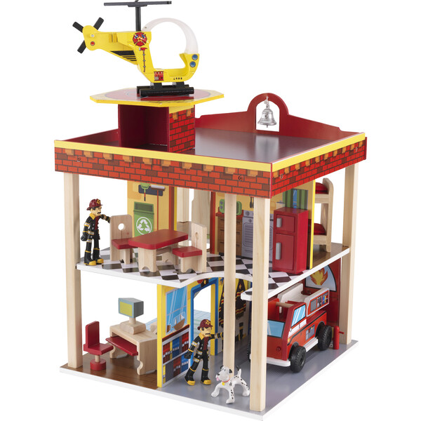 Fire Station Play Set KidKraft Vehicles & Trains