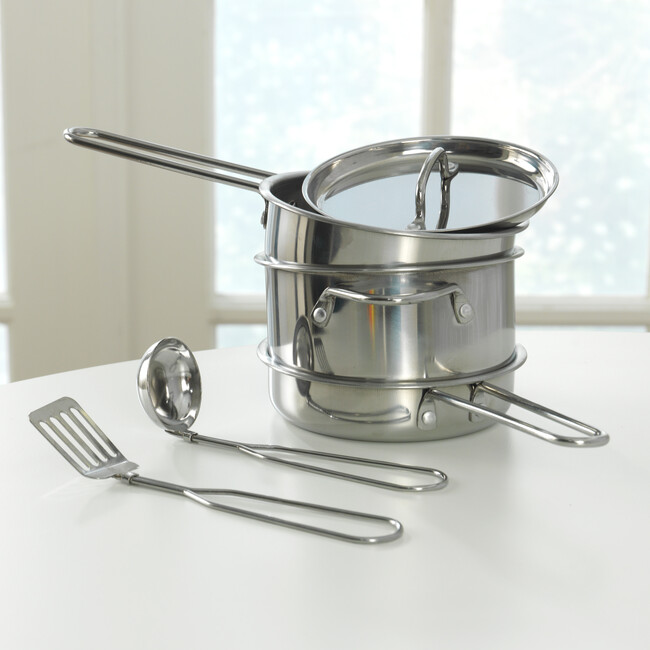 Deluxe Cookware Set - Play Food - 6