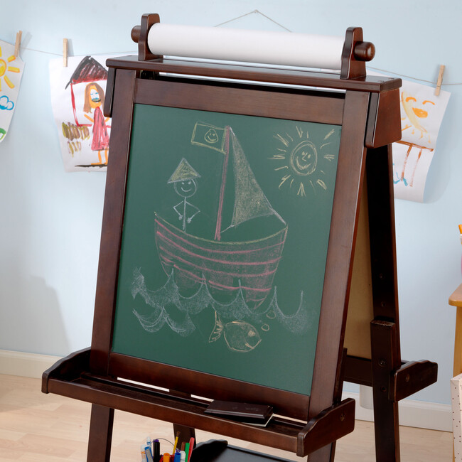 Deluxe Wooden Easel, Espresso - Arts & Crafts - 7