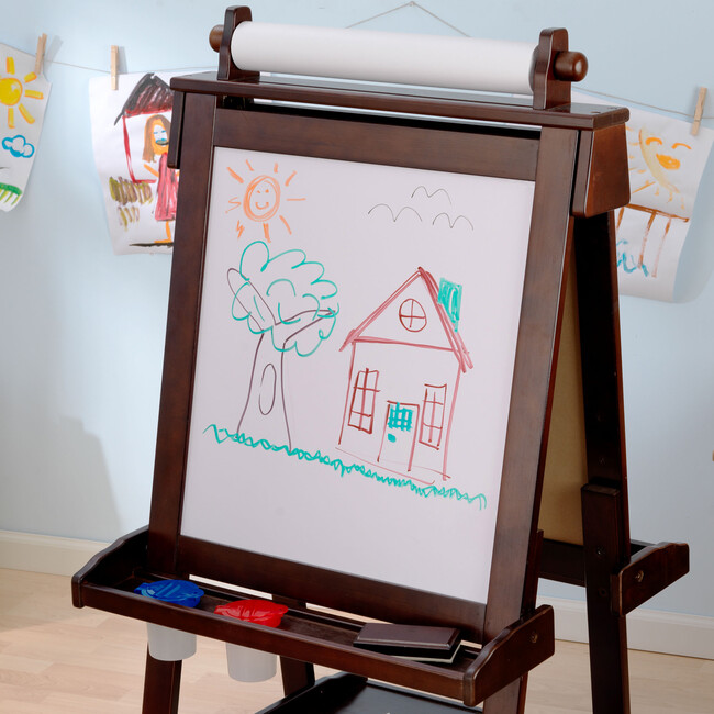 Deluxe Wooden Easel, Espresso - Arts & Crafts - 8
