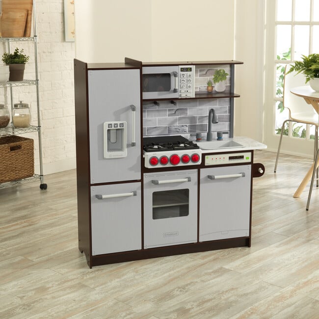 Uptown Elite Espresso Kitchen Ez Assembly - Play Kitchens - 3