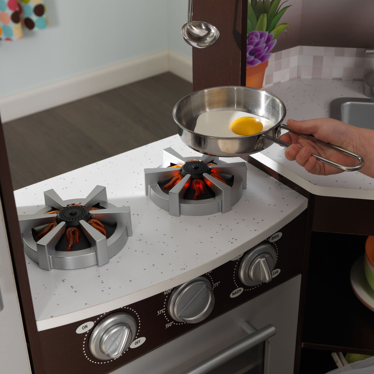 Kidkraft corner kitchen espresso online