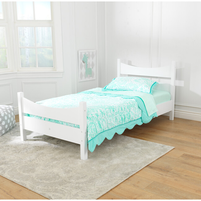 Addison Twin Size Bed - White - Beds - 2