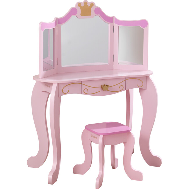 Princess Vanity & Stool - KidKraft Kids | Maisonette