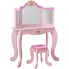 Princess Vanity & Stool - Woodens - 1 - thumbnail