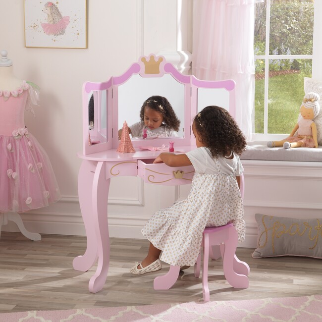 Princess Vanity & Stool - Woodens - 6