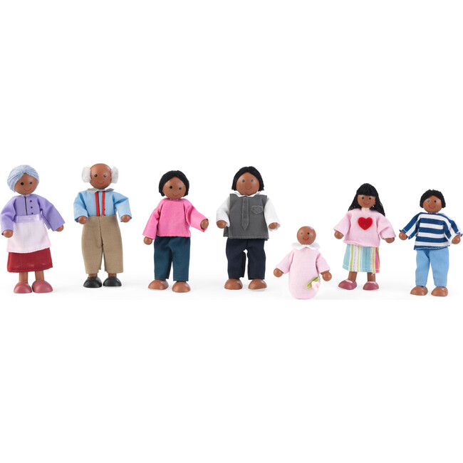 Doll Family Of 7, African American