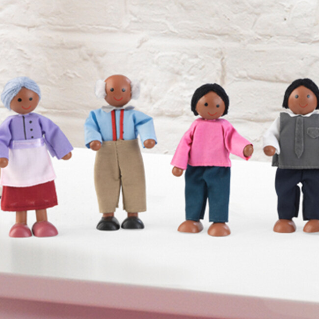 Doll Family Of 7, African American - Dolls - 4