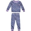 x Love Shack Fancy Coast Floral Lulu PJ Set, Crushed Blueberries - Pajamas - 1 - thumbnail