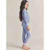 x Love Shack Fancy Coast Floral Lulu PJ Set, Crushed Blueberries - Pajamas - 3