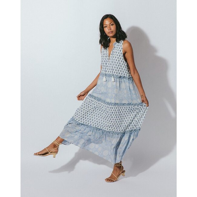 Women's Maddelyn Ankle Dress, Hydrangea