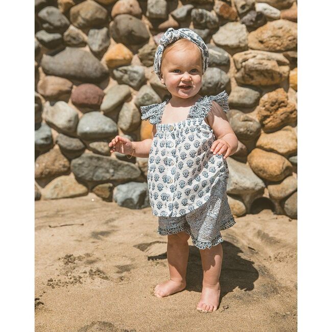 Capella Pajama Set, Hydrangea - Pajamas - 2