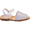 Leather Menorquina Sandals, Glitter - Sandals - 3