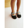 Canvas Mary Jane, Black with Gingham Details - Mary Janes - 4