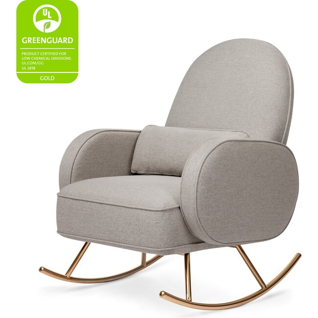 Compass Rocker, Grey - Nursery Chairs - 4