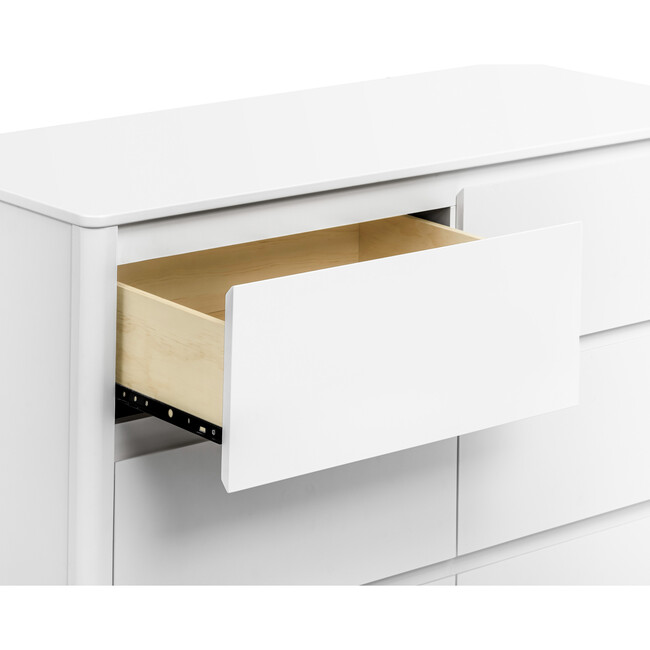 Bento 6-Drawer Assembled Double Dresser, White - Dressers - 3